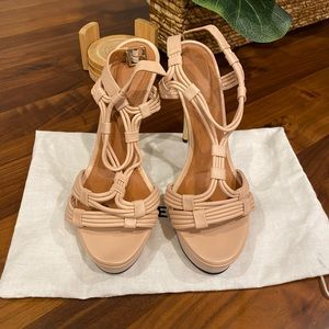 Givenchy strap back buckle pumps